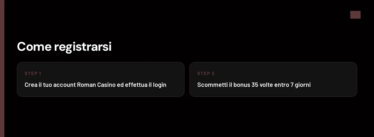 Segui passi per il bonus